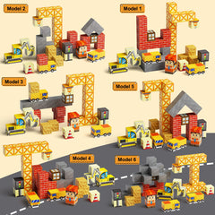 49PCS Mini Magnetic Building Blocks for Kids Ages 3-8 | STEM Educational Travel Toys with Portable Iron Storage Box | Construction Learning Gift for Toddlers, Boys & Girls Set GC-049