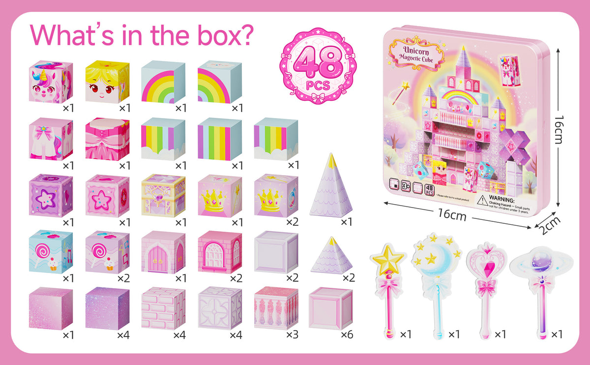 48PCS Unicorn Blocks (2cm) DJS-048 image 7