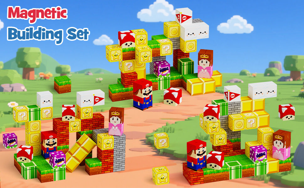 49PCS Game Character Magnetic Blocks (2cm) M-049 image 11