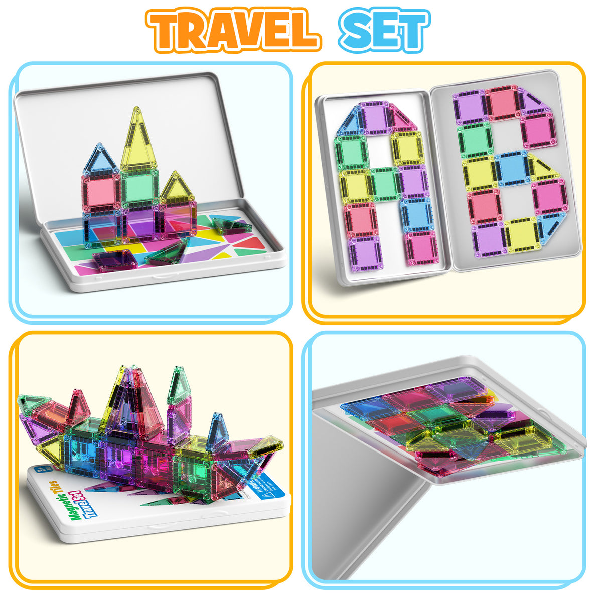 42PCS Magnetic Tiles Set S1099 image 7