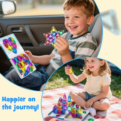 40PCS Candy Colors Magnetic Tiles Set S1103 image 11