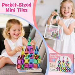 42PCS Candy Colors Magnetic Tiles Set S1105 image 10