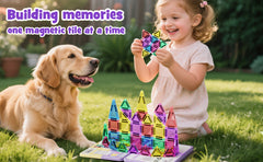 42PCS Candy Colors Magnetic Tiles Set S1106 image 5