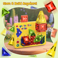 40PCS Gem Classic Colors Magnetic Tiles Set S1107 image 8