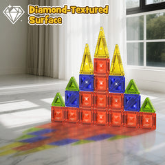 40PCS Gem Classic Colors Magnetic Tiles Set S1108 image 6