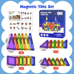 60PCS Gem Magnetic Tiles S1111 image 2