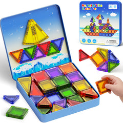 60PCS Classic Colors Magnetic Tiles Set S1113 image 2