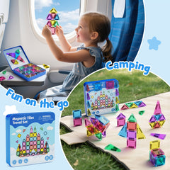 60PCS Candy Colors Magnetic Tiles Set S1114 image 5