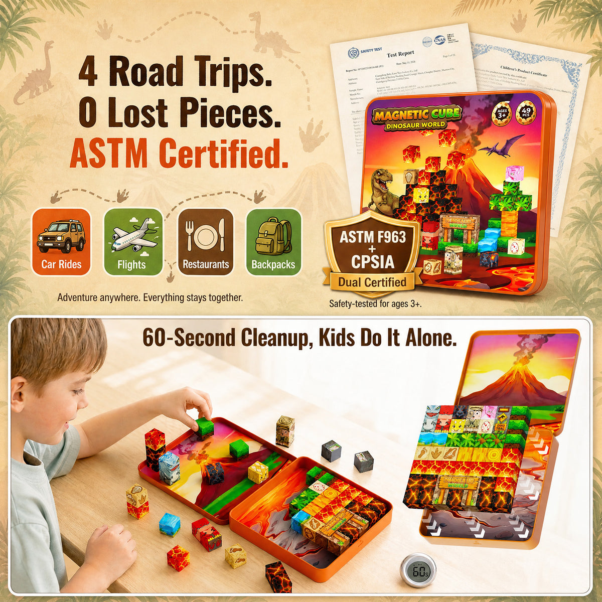 49PCS Dinosaur Blocks (2cm) KL-049 image 7