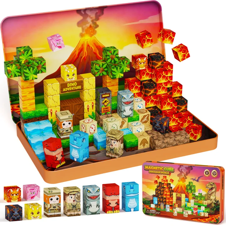 Dinosaur Block Story Play: Build a Changing Prehistoric World
