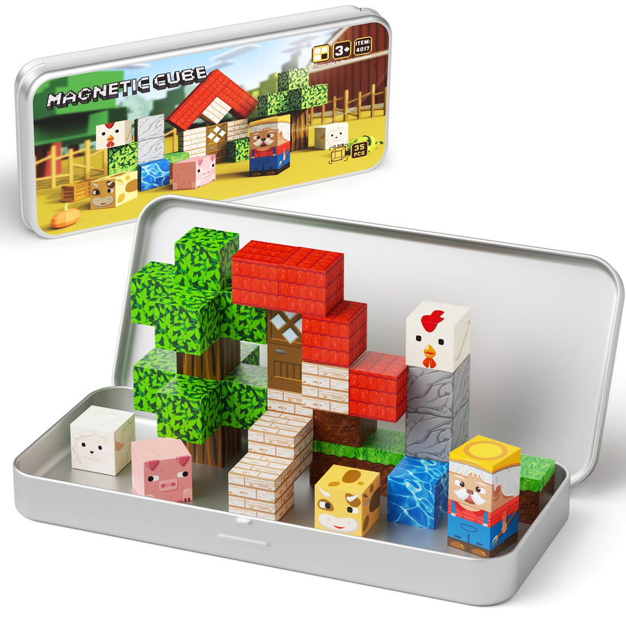 Move the Gate: A Farm Delivery Puzzle with NC-035 Magnetic Blocks