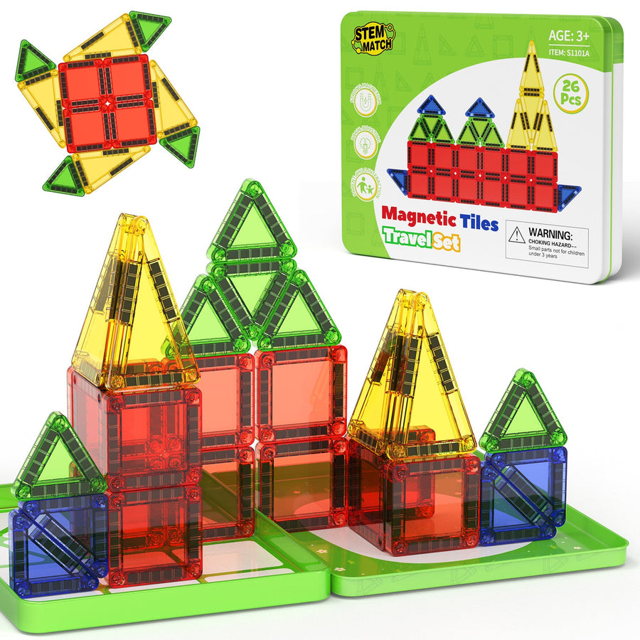 A Light-Window Building Game with S-1101A Magnetic Tiles
