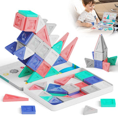 A Tiny Design Studio with S1127 Morandi Magnetic Tiles