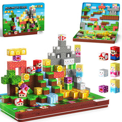 Magnetic Building Blocks with Iron Storage Box Set S4026