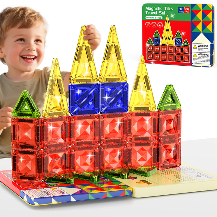 26PCS Gem Magnetic Tiles S-1101D