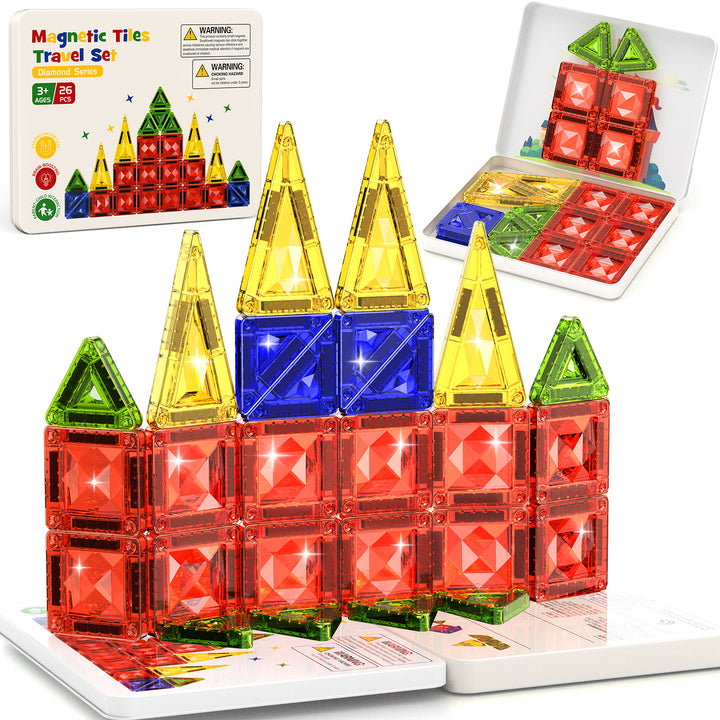 26PCS Gem Magnetic Tiles S-1101E