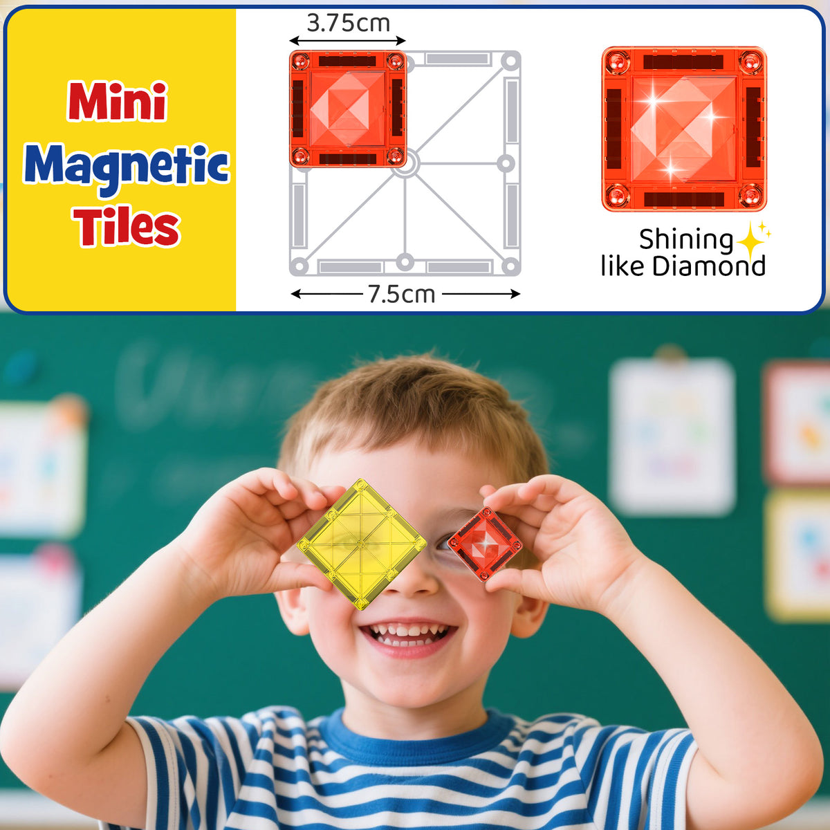 26PCS Gem Magnetic Tiles S-1101E image 6