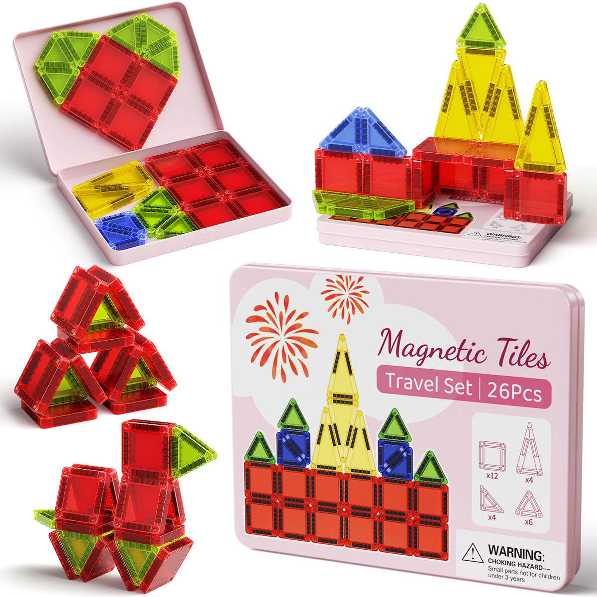 26PCS Magnetic Tiles S-1101P image 2