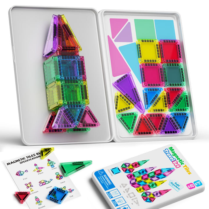42PCS Magnetic Tiles Set S1099