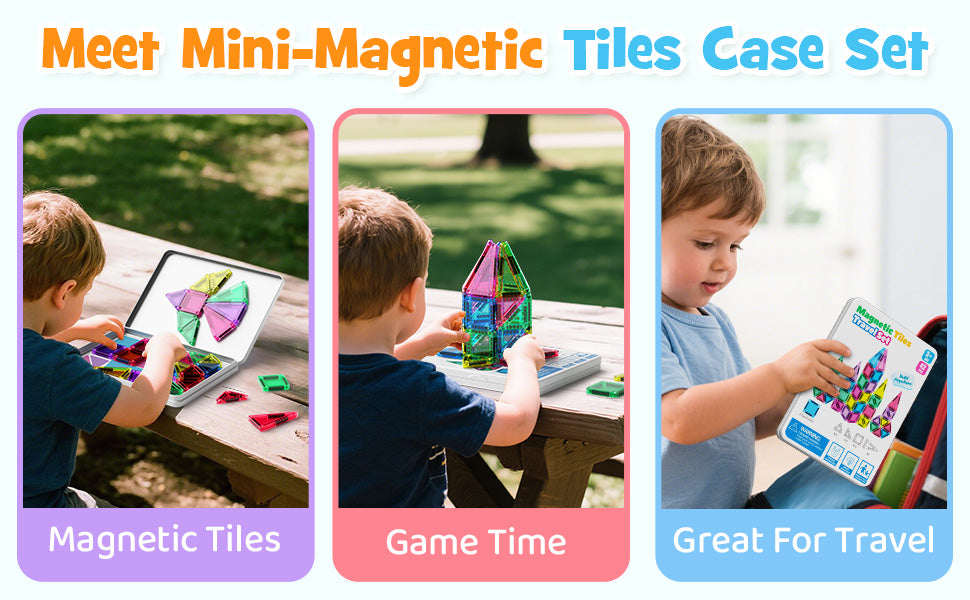42PCS Magnetic Tiles Set S1099 image 17