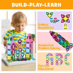 42PCS Magnetic Tiles Set S1099 image 8