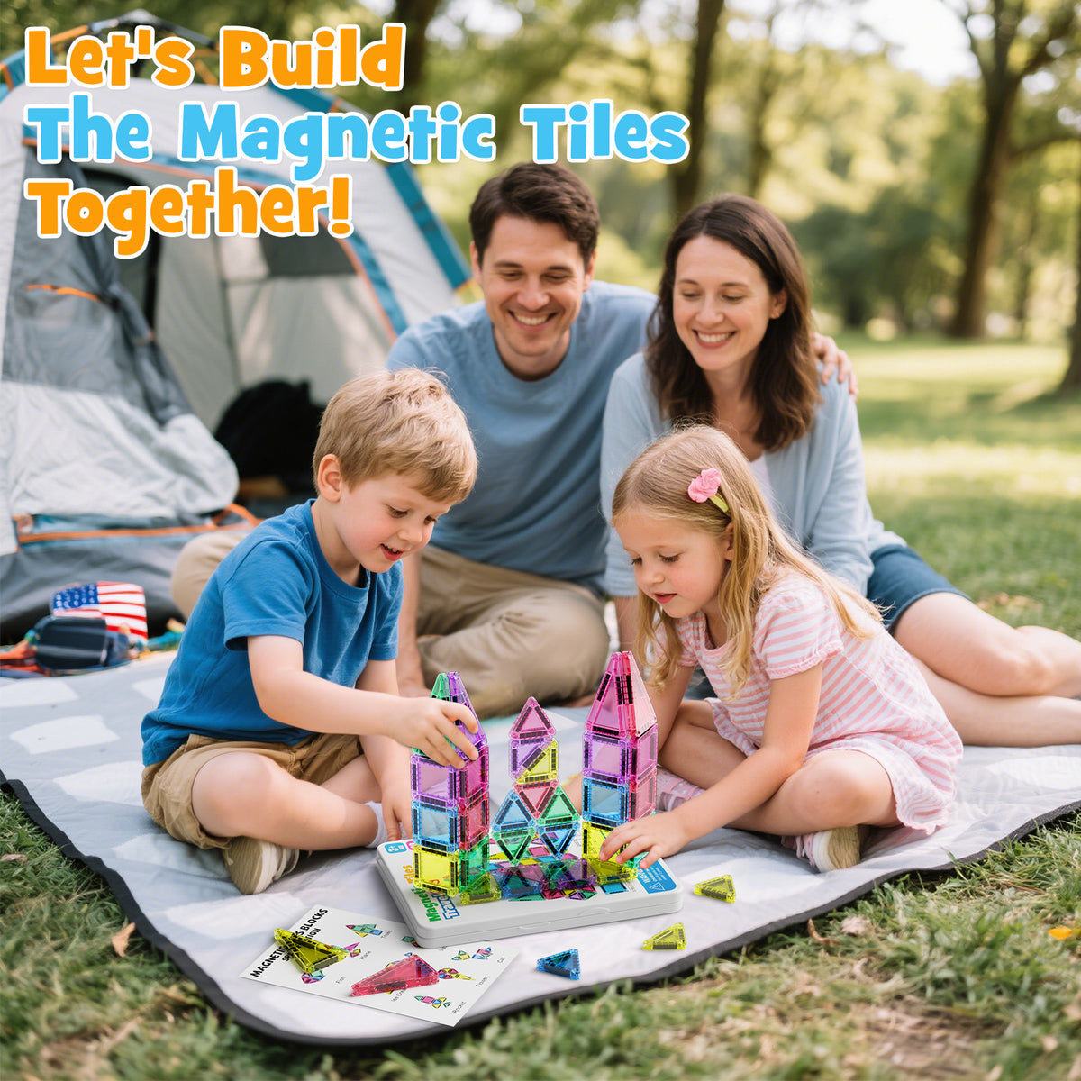 42PCS Magnetic Tiles Set S1099 image 9