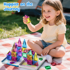 40PCS Candy Colors Magnetic Tiles Set S1103 image 13