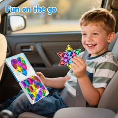 40PCS Candy Colors Magnetic Tiles Set S1103 image 14