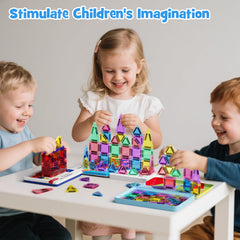 40PCS Candy Colors Magnetic Tiles Set S1103 image 9