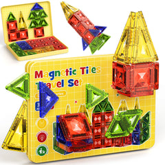 40PCS Gem Classic Colors Magnetic Tiles Set S1107 image 3