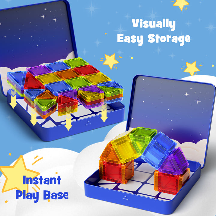 60PCS Gem Magnetic Tiles S1111
