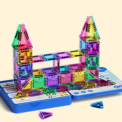 60PCS Candy Colors Magnetic Tiles Set S1114 image 10