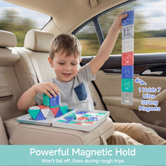 40PCS Morandi Solid Colors Magnetic Tiles Set S1127 image 5