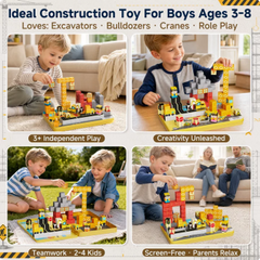 Magnetic Blocks Travel Kit: 100PCS Engineering Construction STEM Building Cubes with N32 Strong Magnets, Carry Tin Storage, Birthday Gifts for 3-8 Year Old Boys Set GC-100
